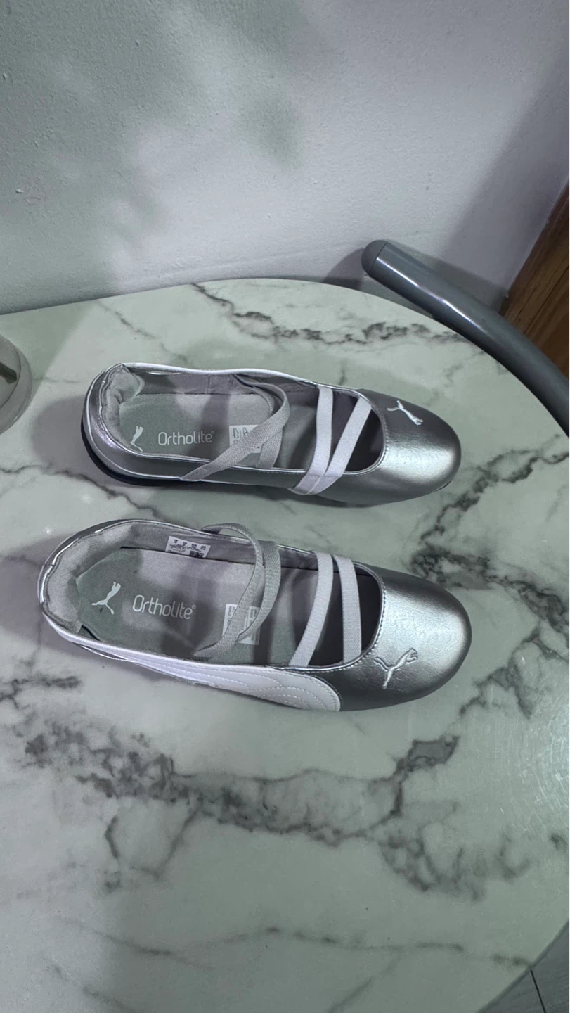 Puma Ballet Flats Silver Ortholite - photo 2