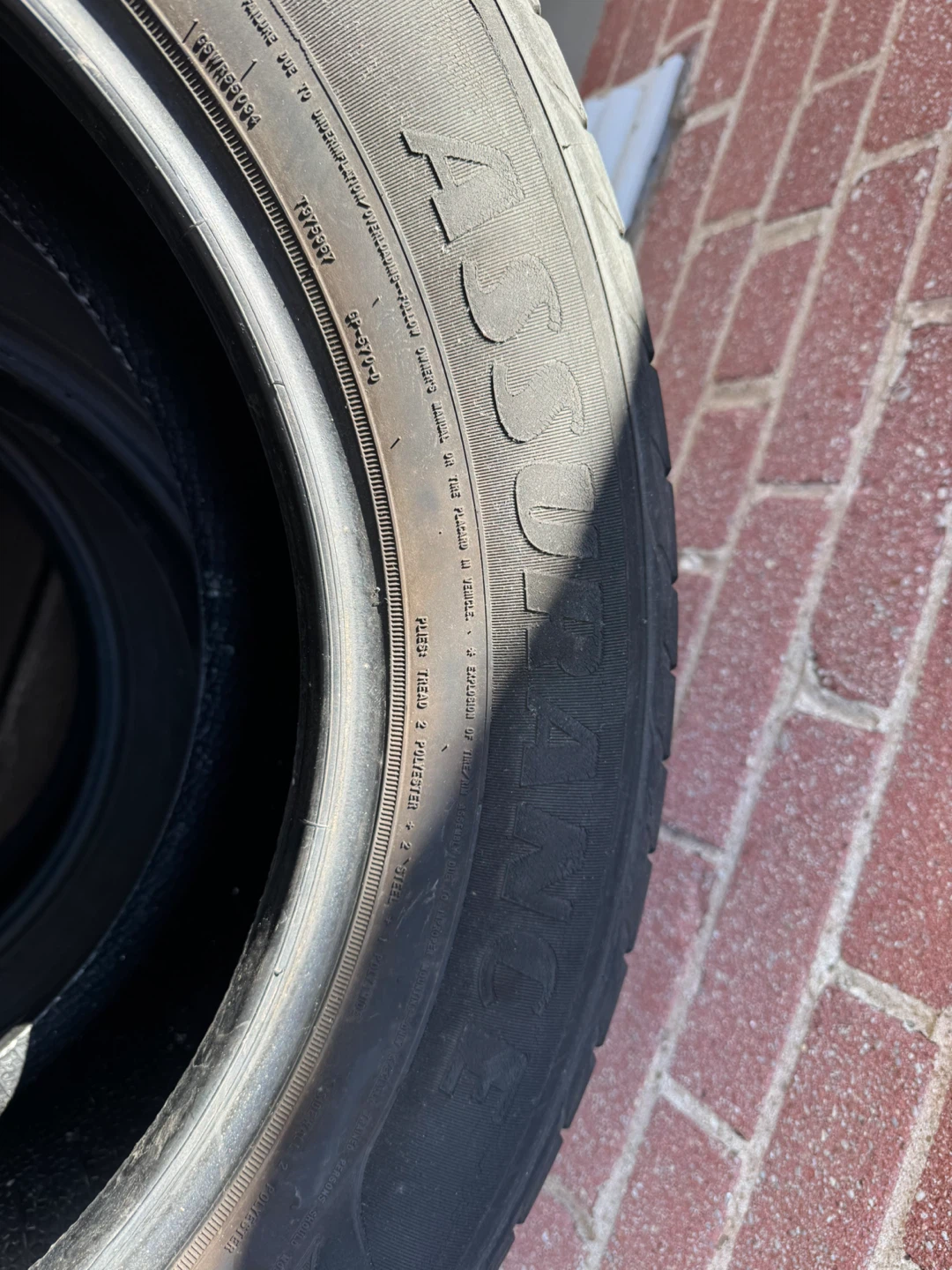 Goodyear Assurance All-Season Tires x 4 - photo 2