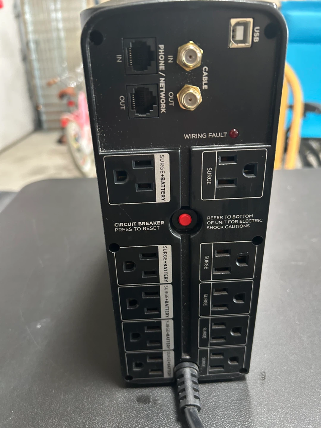CyberPower 1100VA AVR UPS battery backup - photo 3