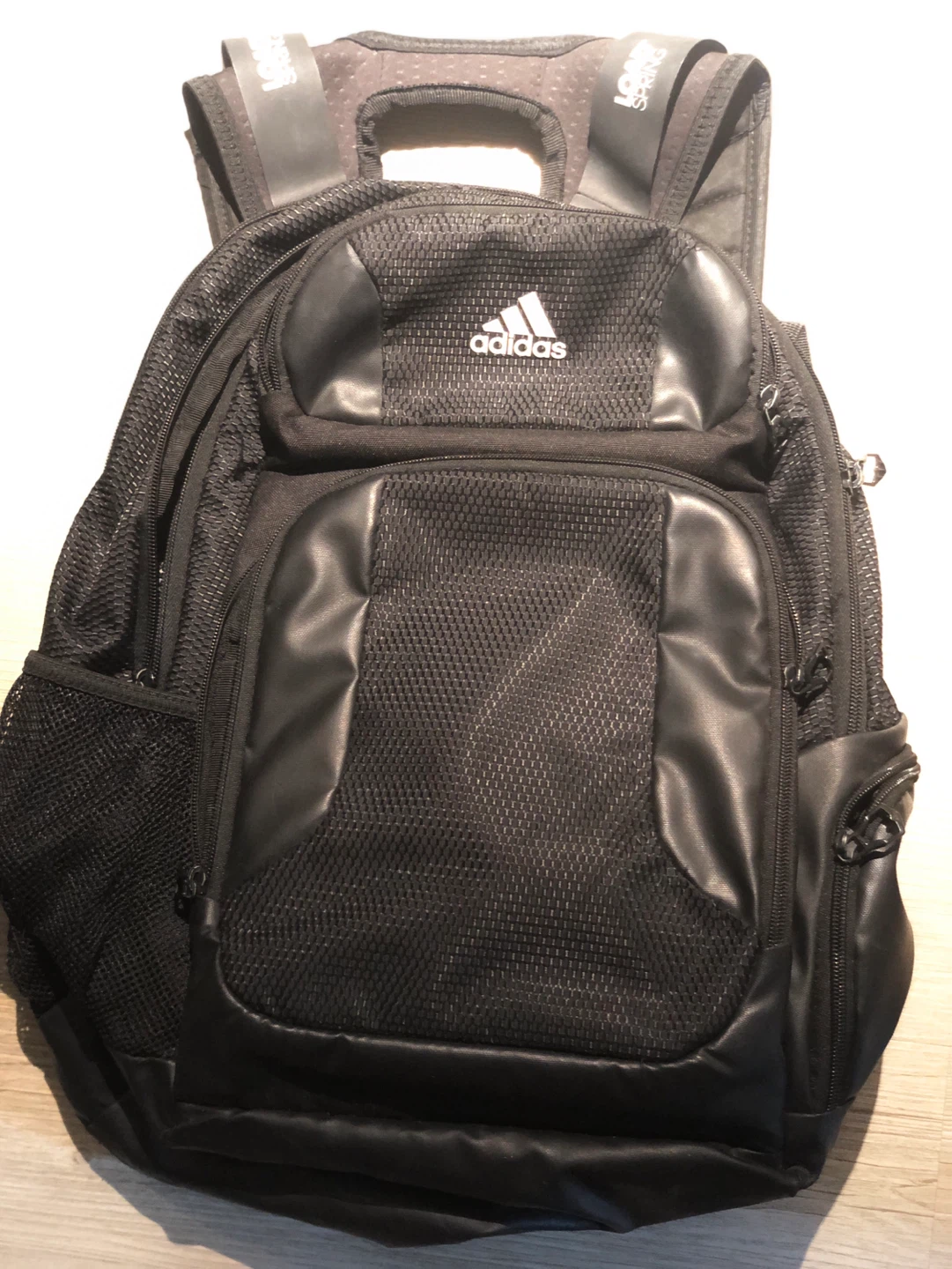 2 ADIDAS  backpacks, black & green