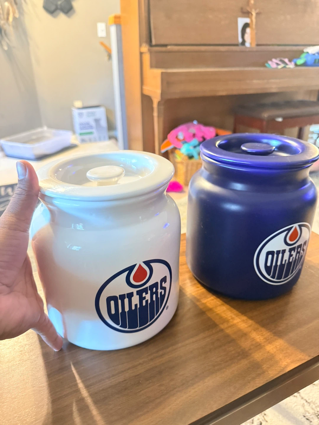 Cookie Jar, Oilers design! - photo 5