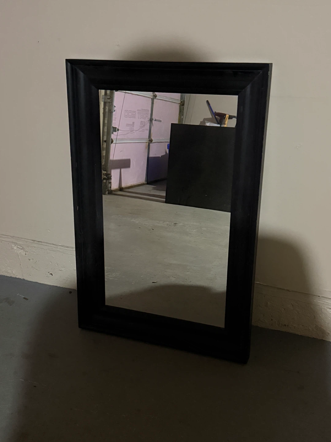 Black Framed Mirror