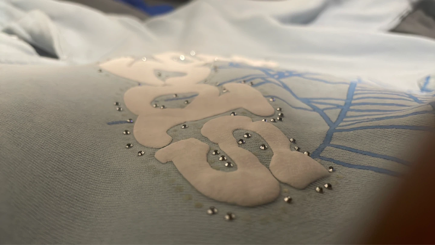 Sp5der Hoodie Light Blue - photo 2