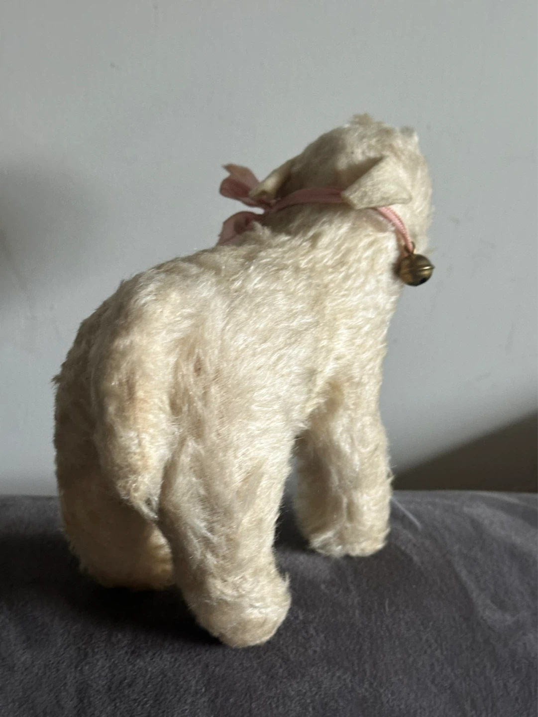 Antique Mohair Farnell Alpha Lamb Made in England with label - photo 4
