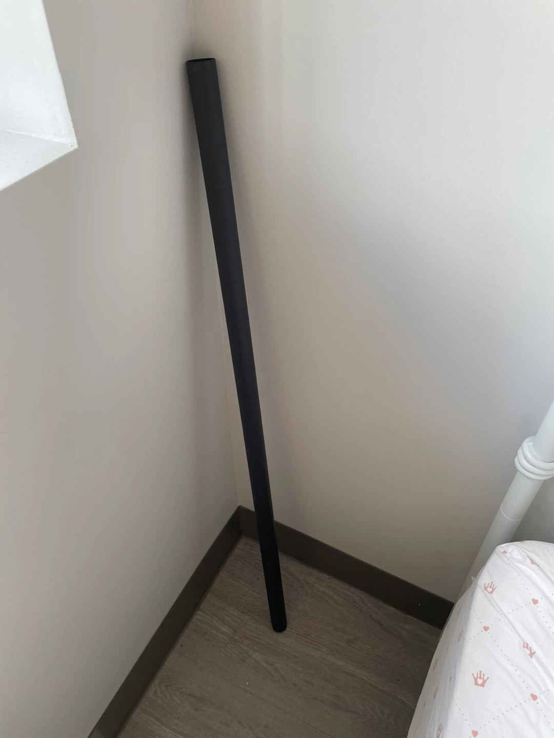 Refrze Room Divider Tension Curtain Rod - Black - photo 5