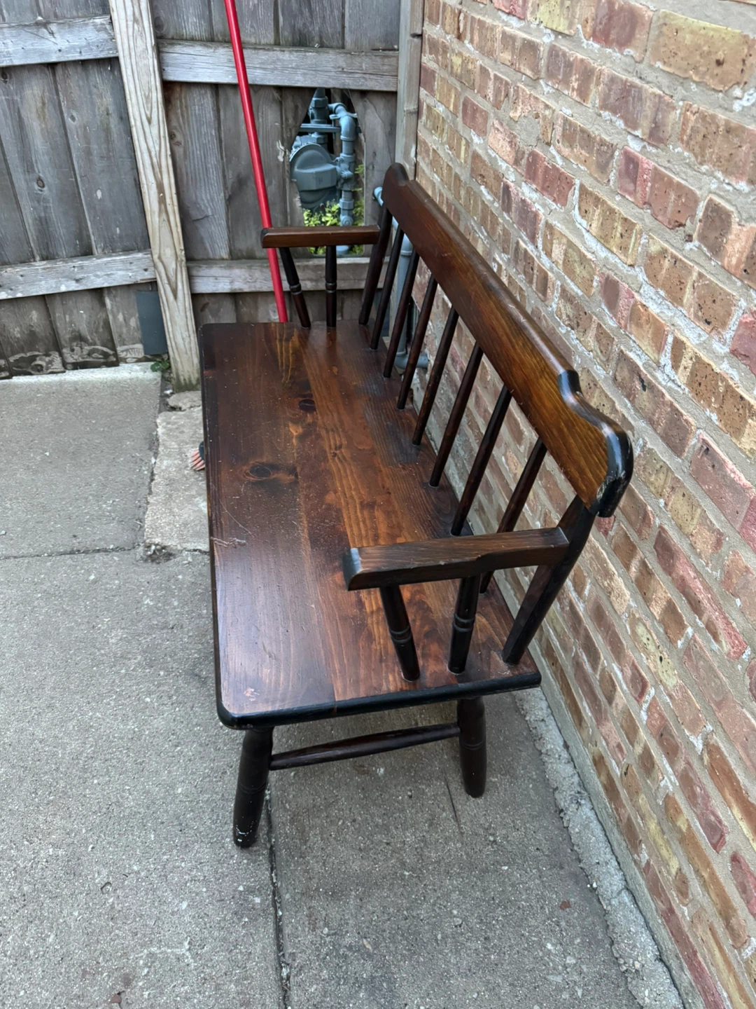 Wooden Bench - photo 2