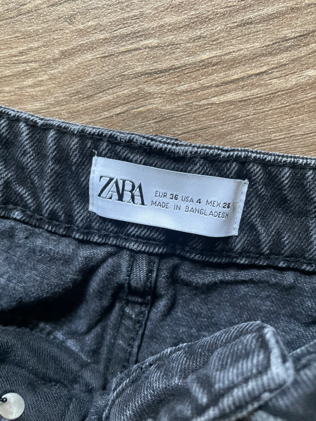 ZARA Denim Shorts - Black