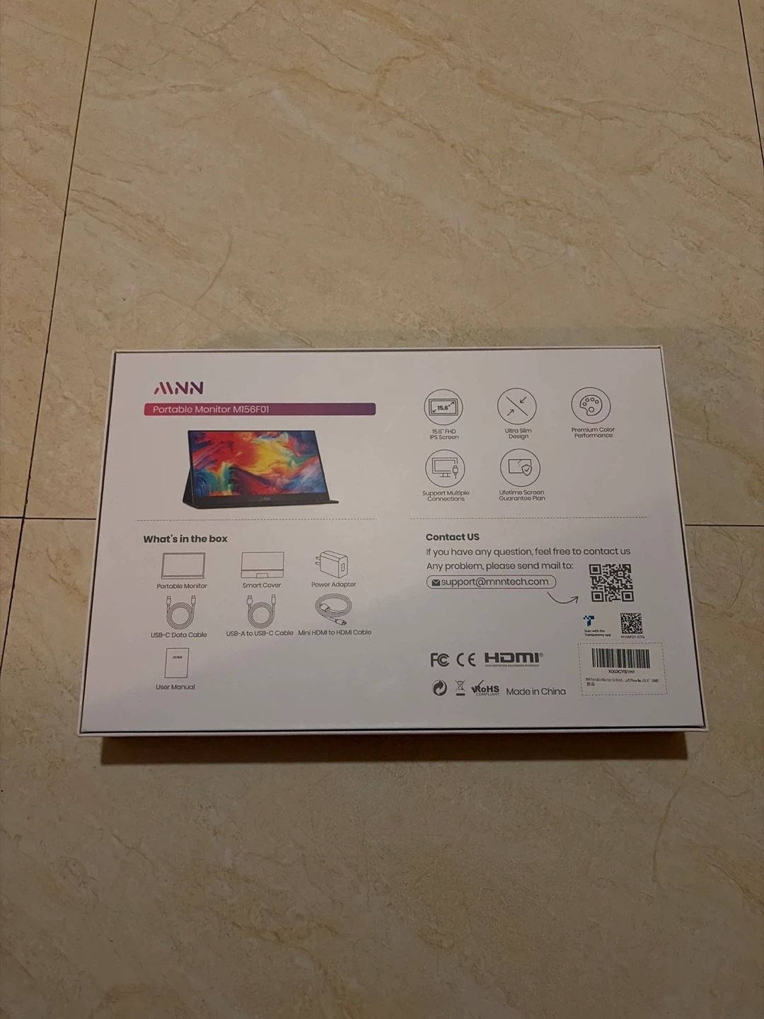 AWNN Portable Monitor M156F01