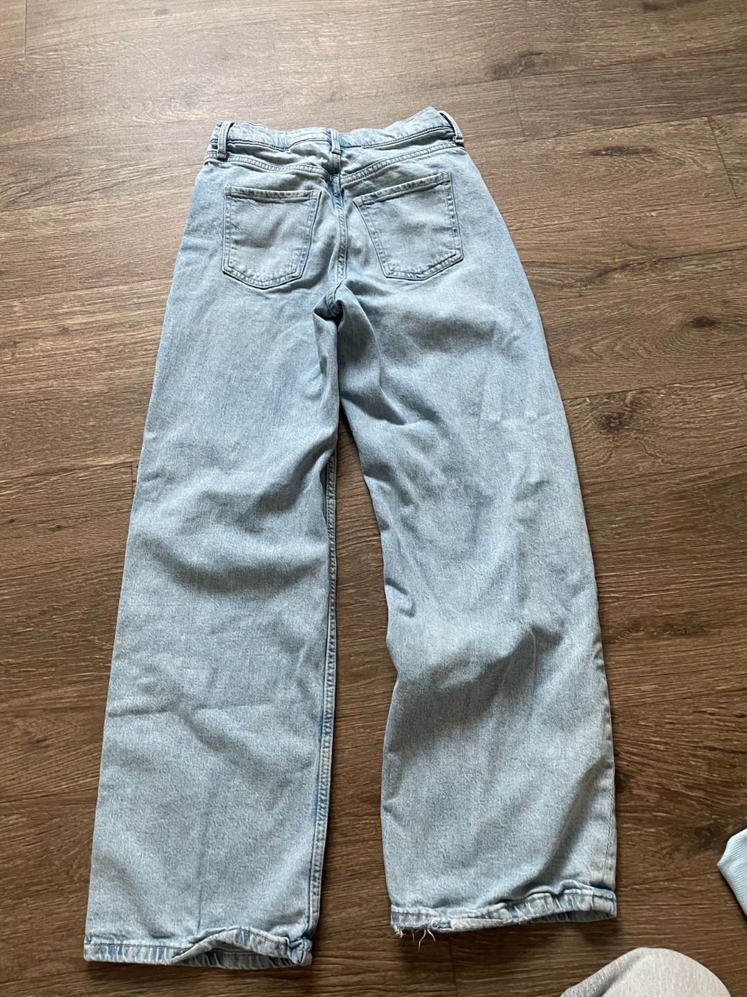 Light Wash Wide Leg Jeans