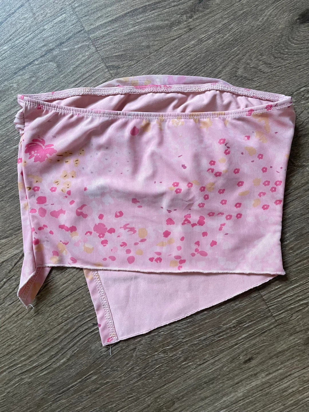 Pink Floral Tube Top - photo 2