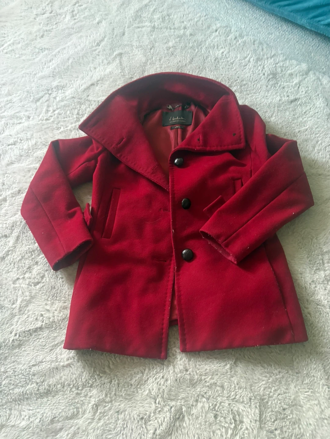 Babaton Red Wool Cashmere Blend Coat - photo 2