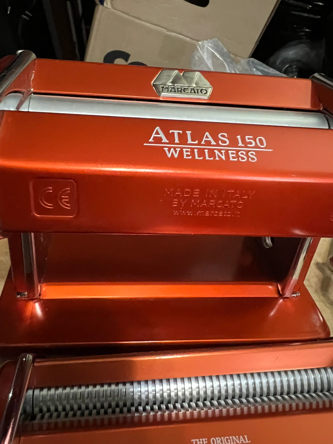 Marcato Atlas 150 Wellness Pasta Maker - Orange - photo 3