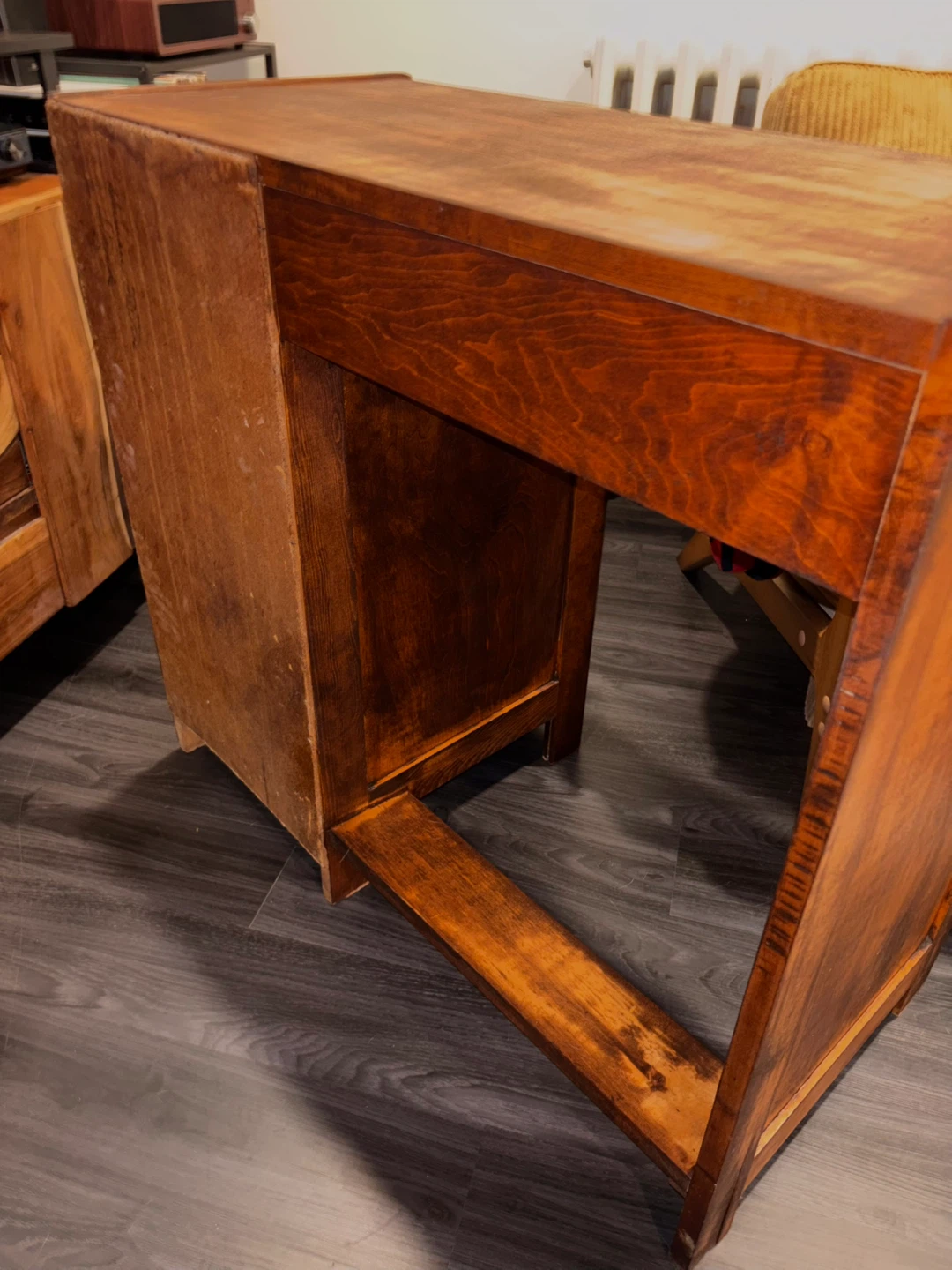 Vintage Solid Wood Desk - photo 5