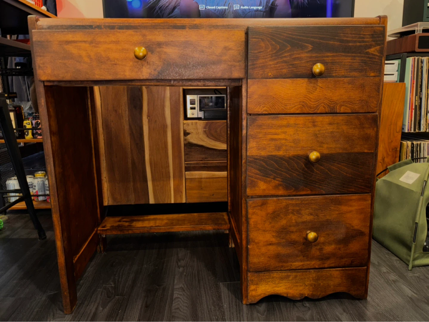 Vintage Solid Wood Desk