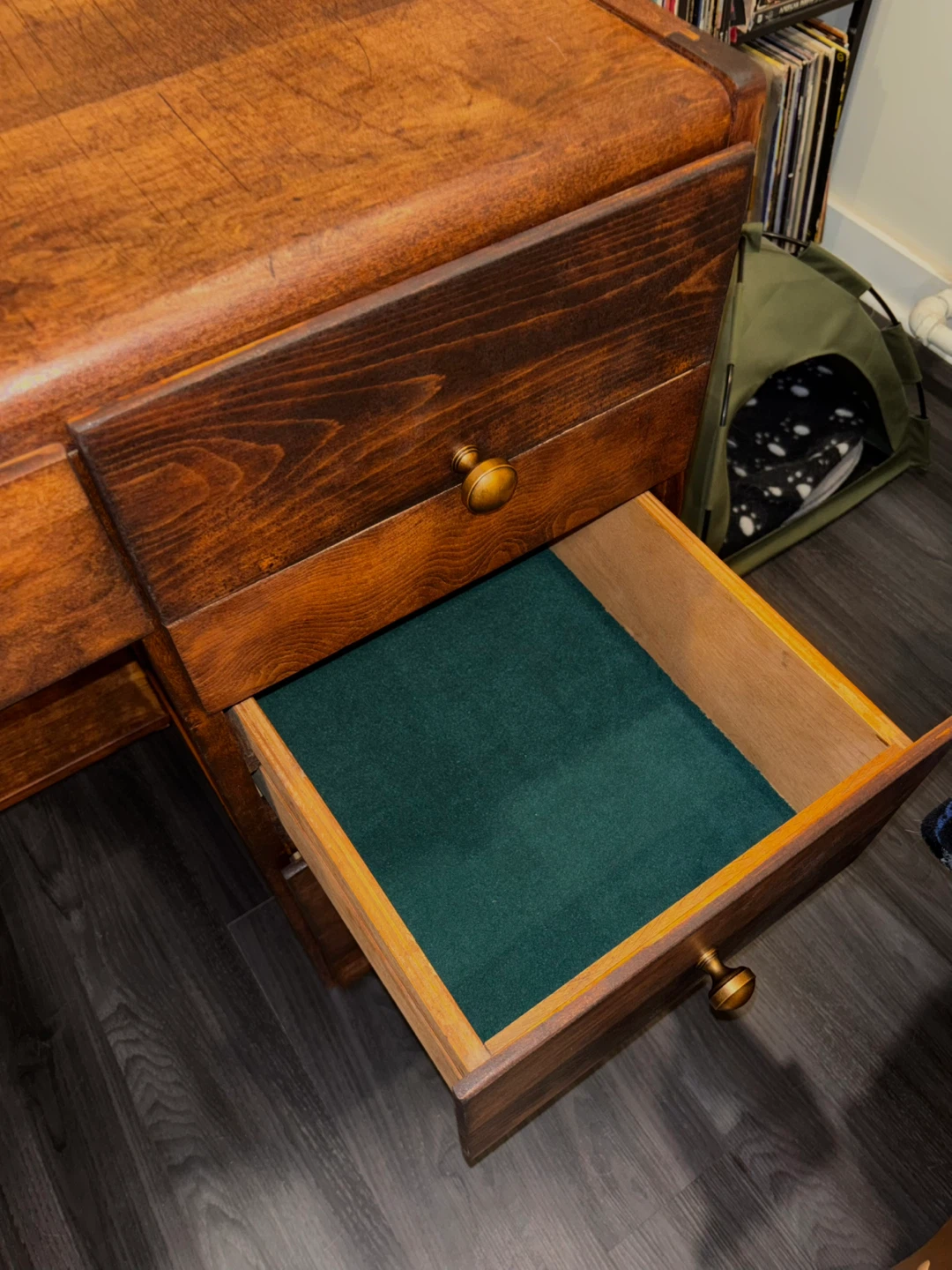 Vintage Solid Wood Desk - photo 3