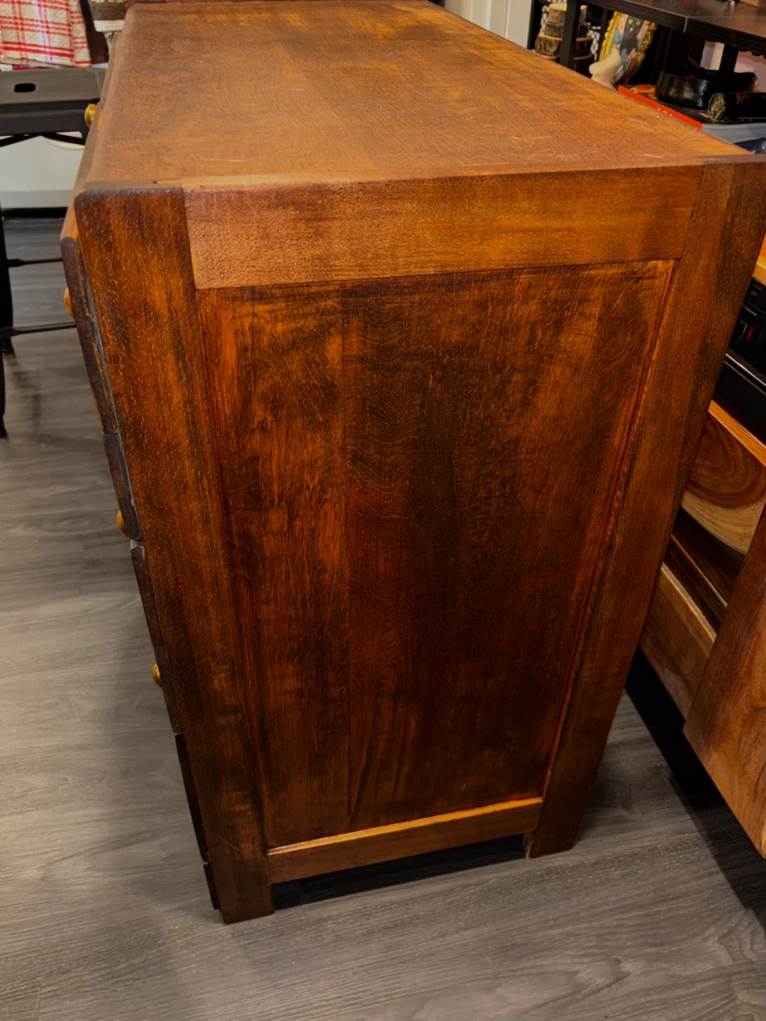 Vintage Solid Wood Desk - photo 4
