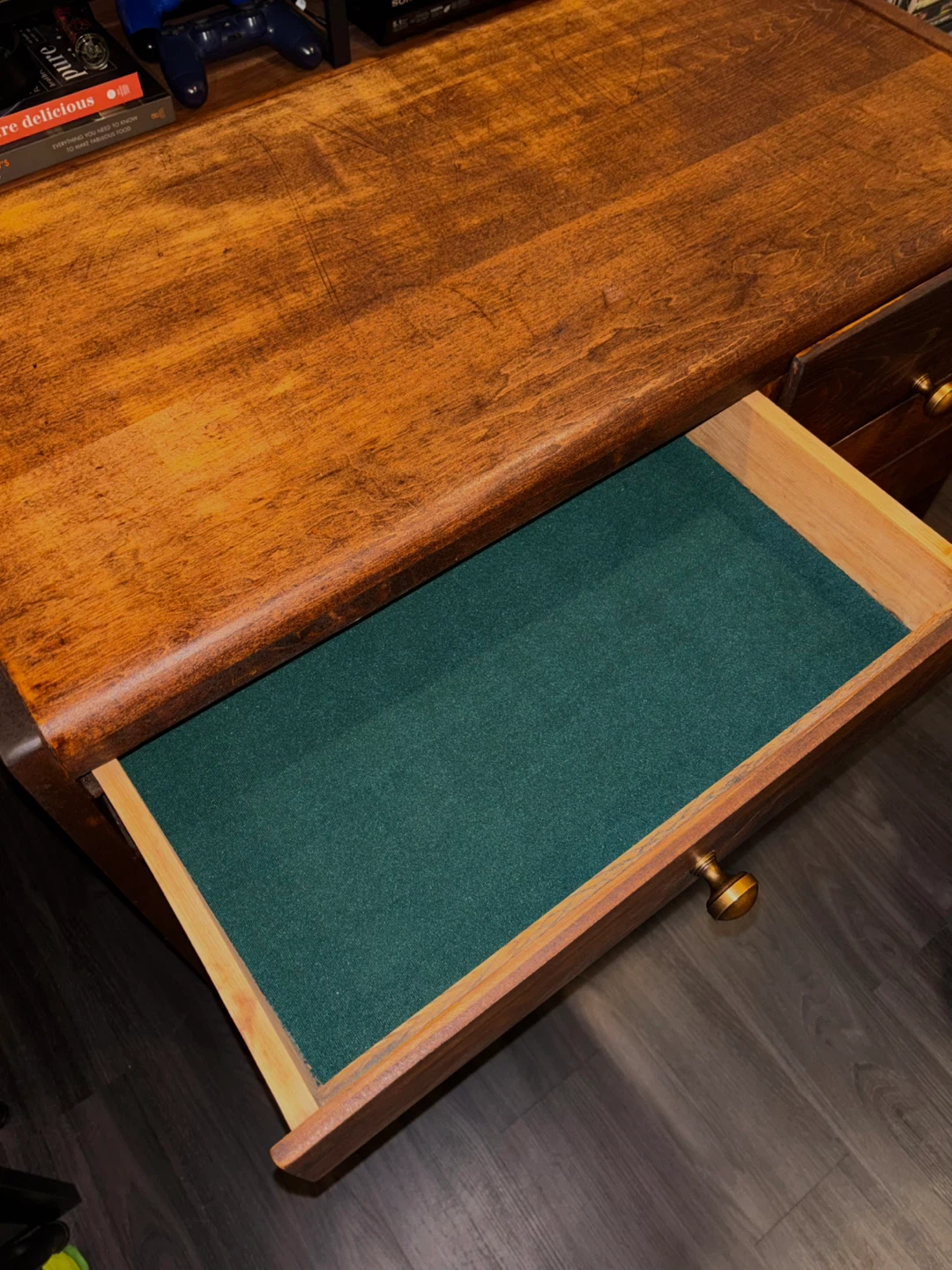 Vintage Solid Wood Desk - photo 2