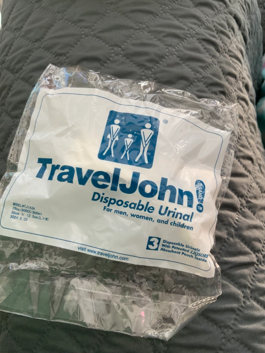 FREE 1 disposible john for road trips