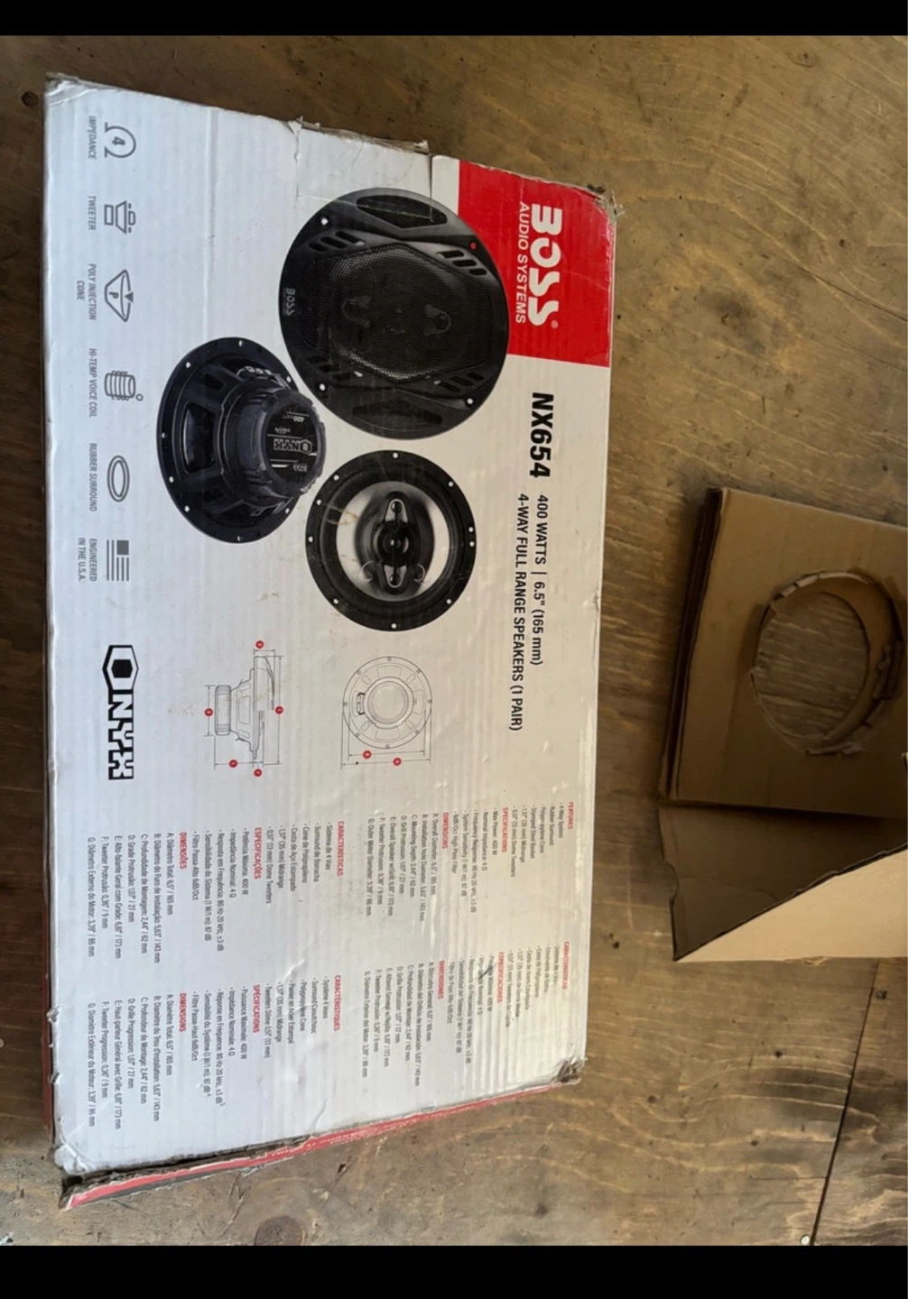 BOSS NX654 6.5" 4-Way Full Range Speakers (Pair) - photo 3