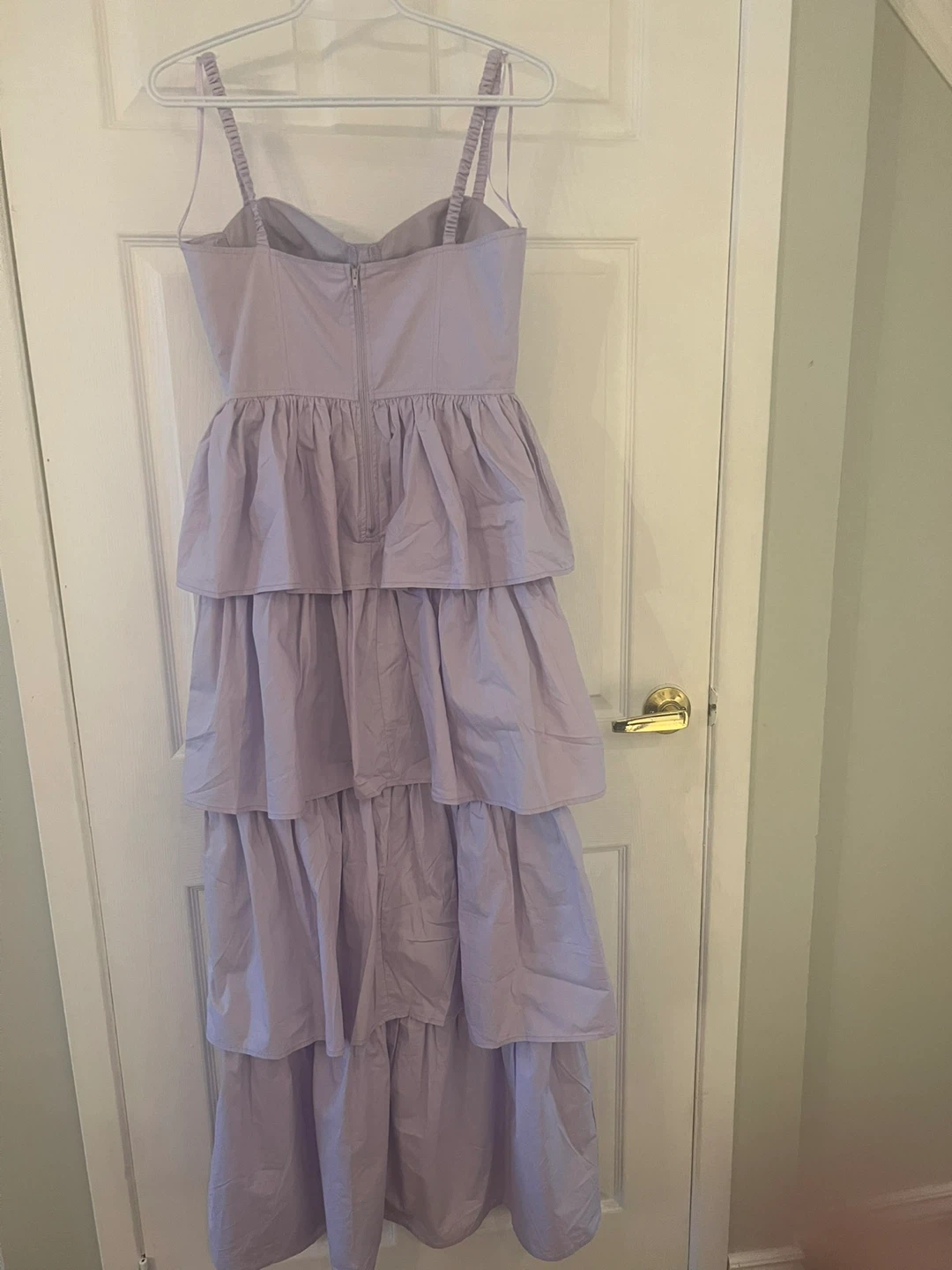 Fashion Nova Lilac Poplin Maxi Dress - photo 5