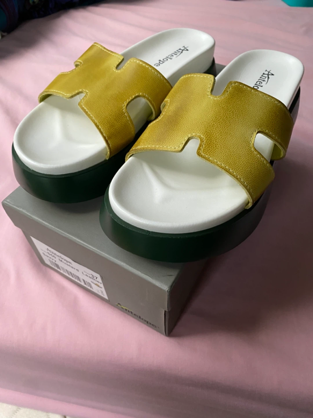Leather Slides size 37