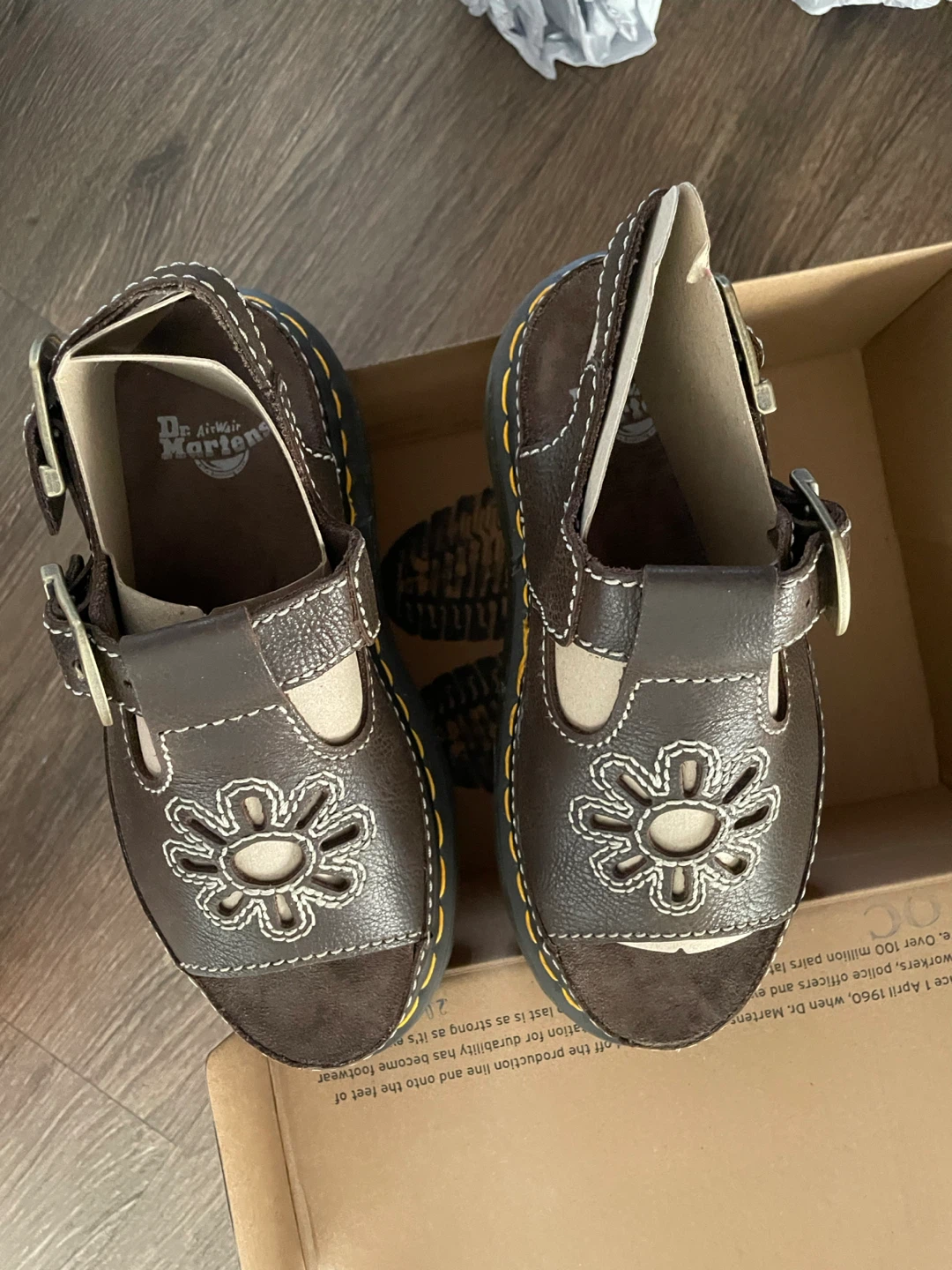 Dr. Martens Dunnet Flower Mary Jane Shoes - photo 3