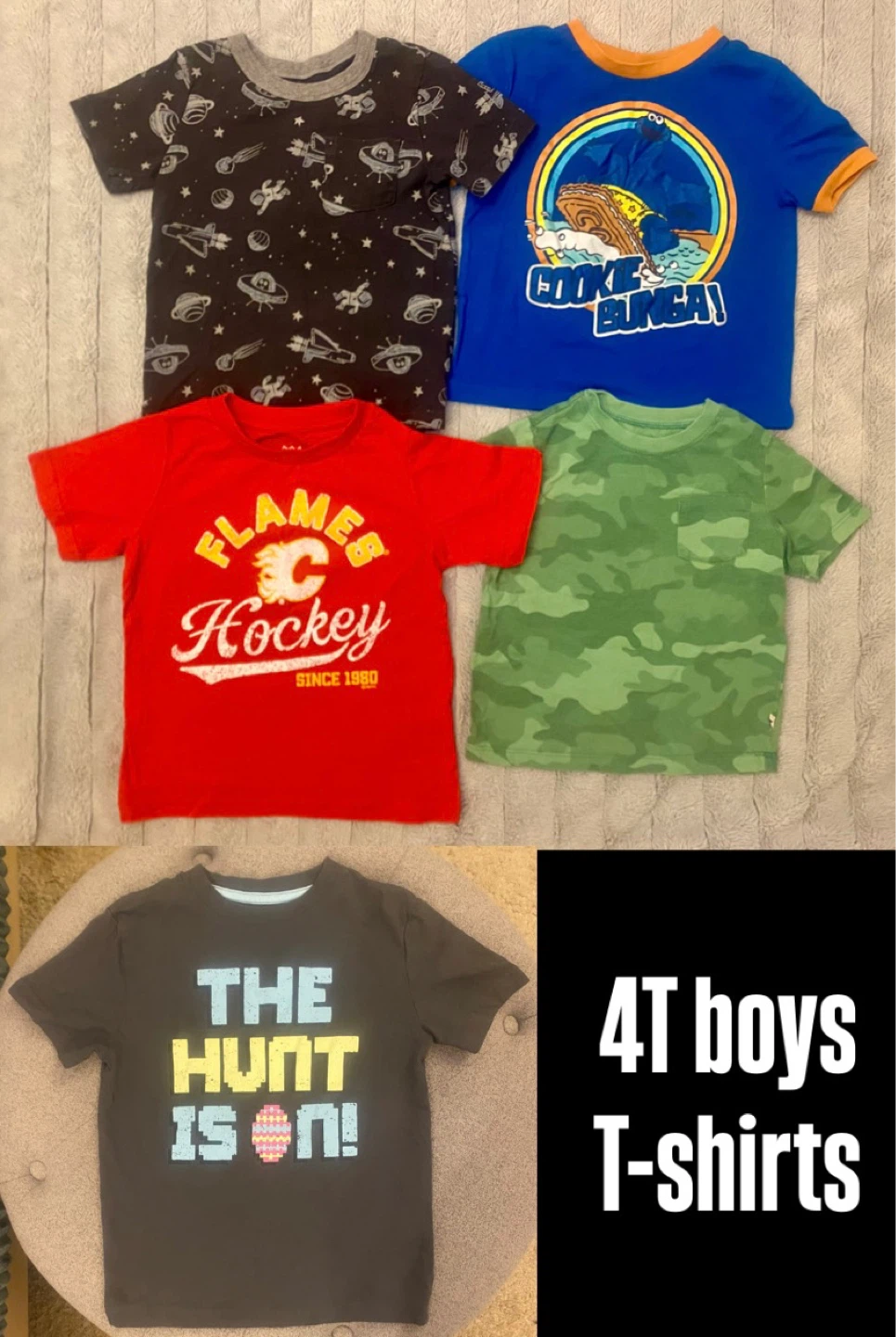 4T boys Tshirts bundle