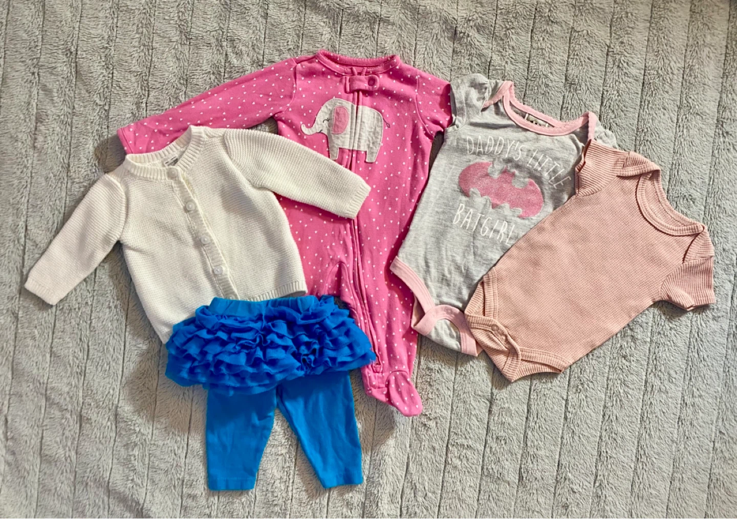 0-3 month girls clothing bundle