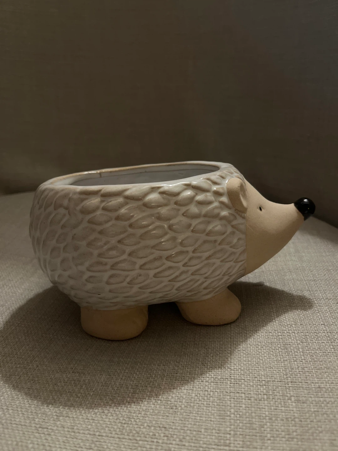 Ceramic Hedgehog Planter Pot - photo 3
