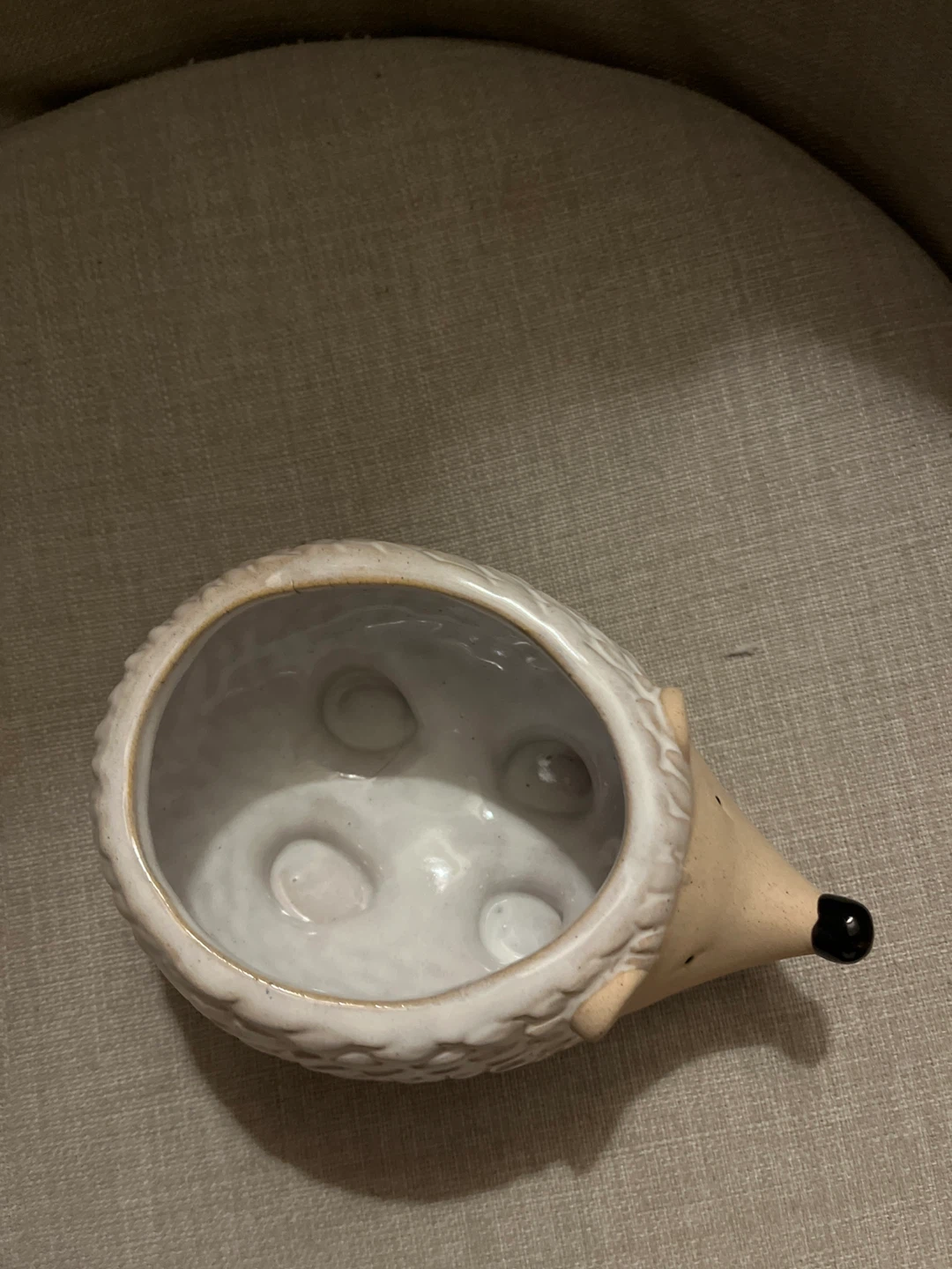 Ceramic Hedgehog Planter Pot - photo 2