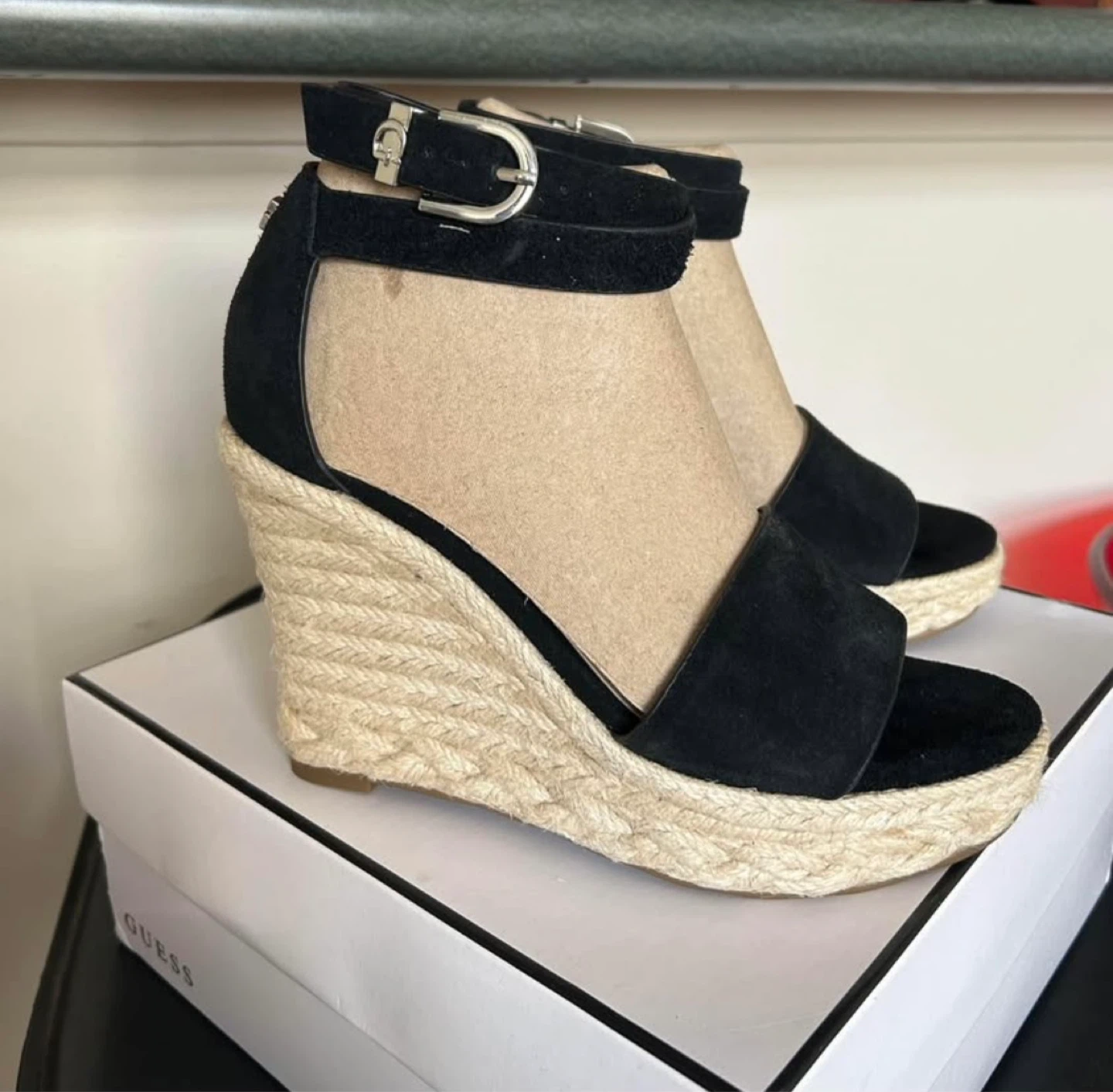 Brand New-Guess Espadrille Wedge Sandals