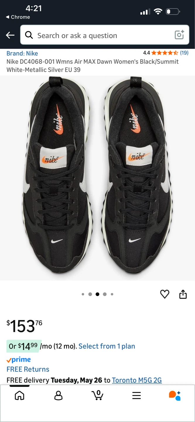 Nike Air Max Dawn Women's Shoes- US size 8