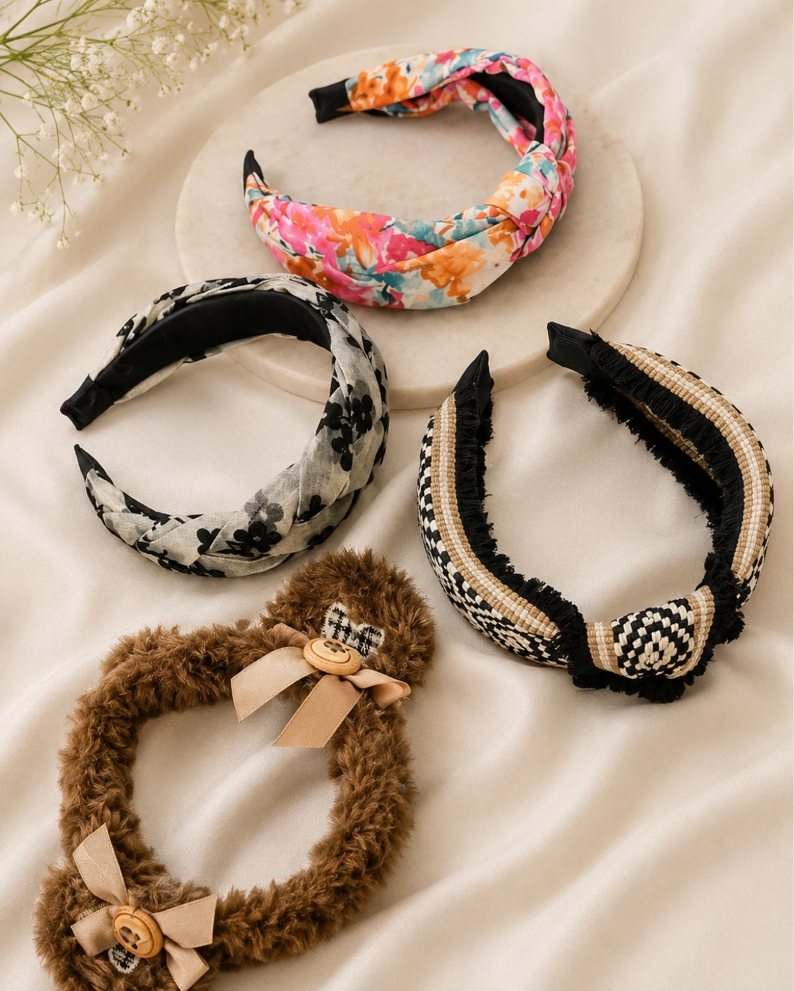 Set of 4 Headbands/ Hair accessories ($12 for 4 and $4 for each)