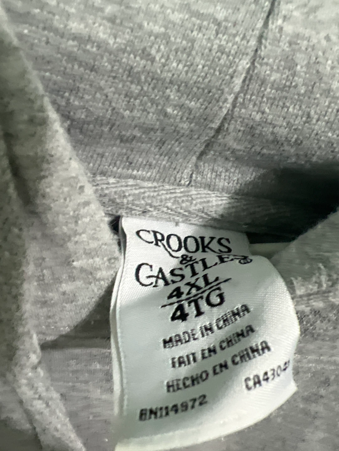 Crooks & Castles Grey Hoodie - photo 2