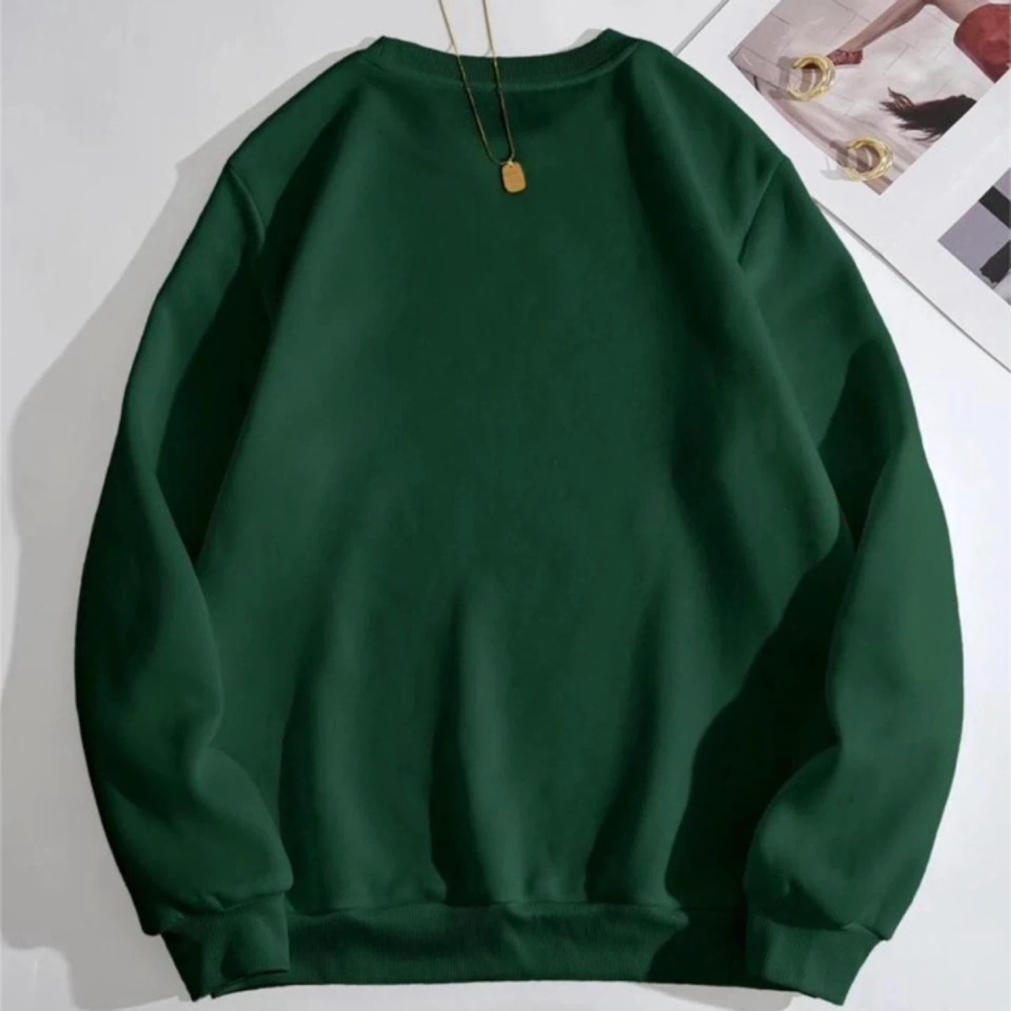 Dark Green "New York 1898 Brooklyn" Crewneck Sweatshirt - photo 4