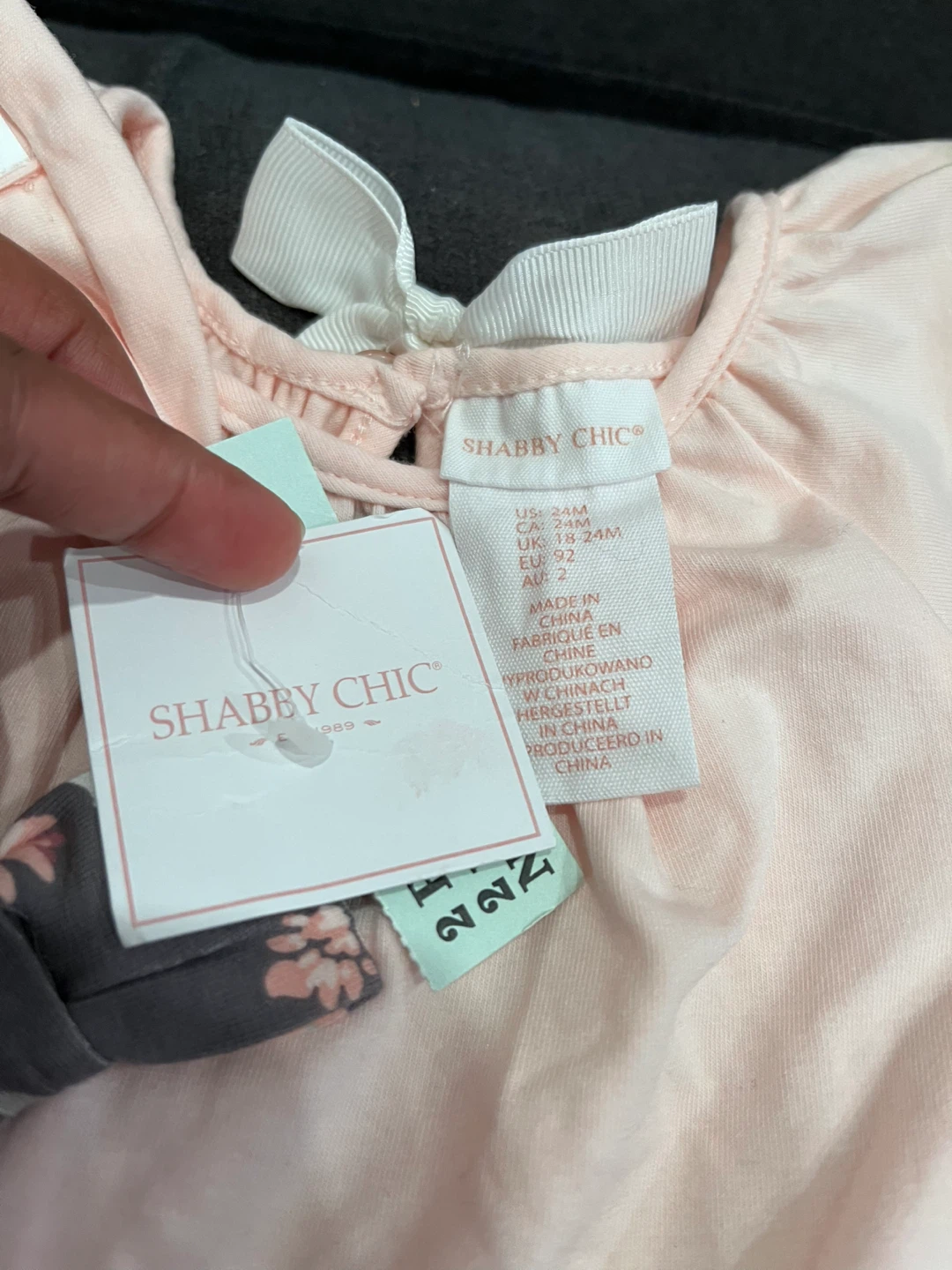 Shabby Chic Baby Girl Outfit 24M - photo 2