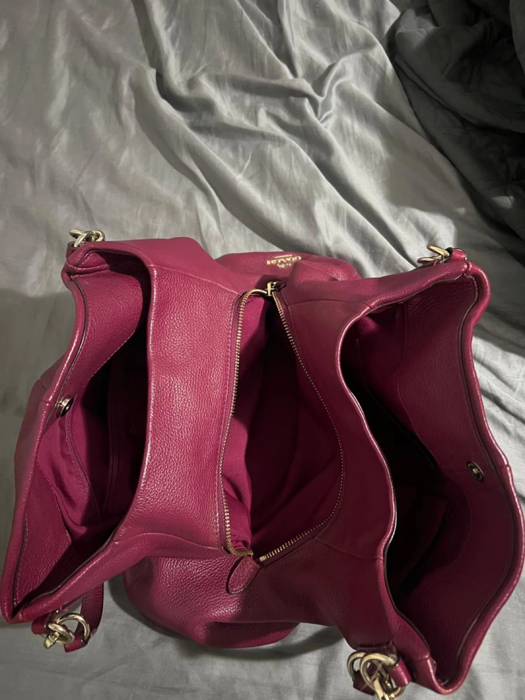Coach Shoulder Bag - Burgundy Leather - photo 3