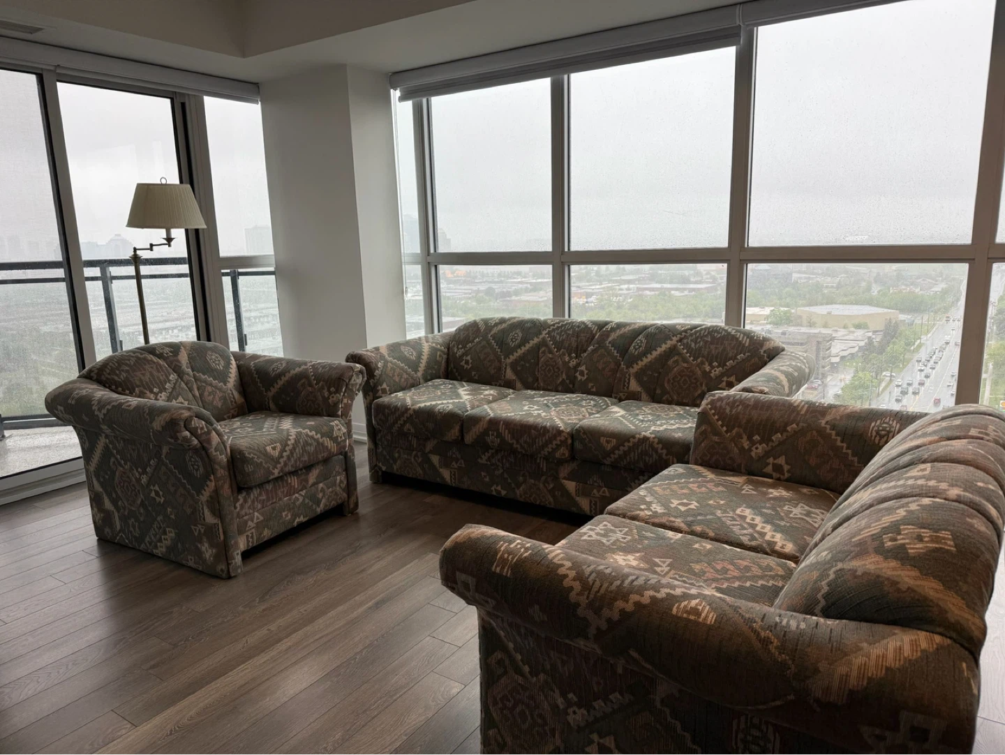 Southwestern / rustic lodge / 1990s Western-inspired Sofa set - photo 2