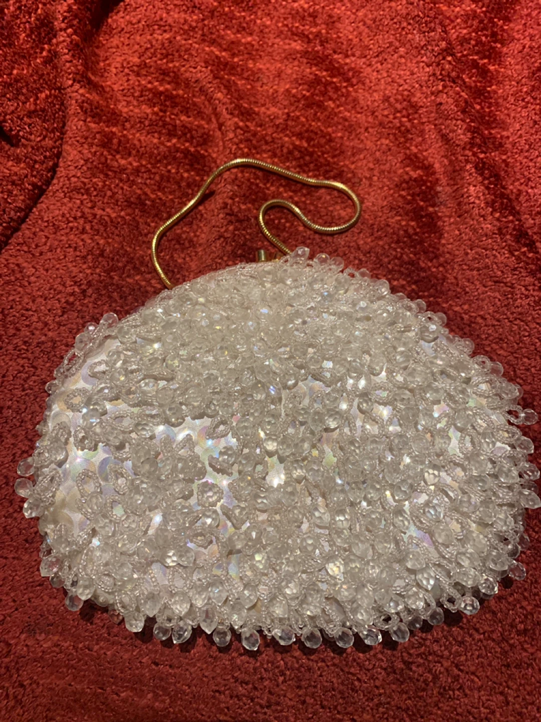 Hand-Made vintage Beaded Evening Bag - photo 4