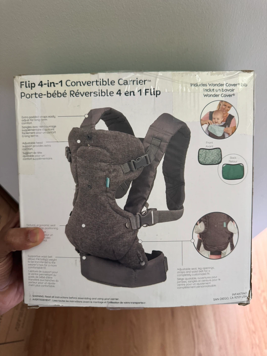 Infantino Flip 4-in-1 Convertible Carrier