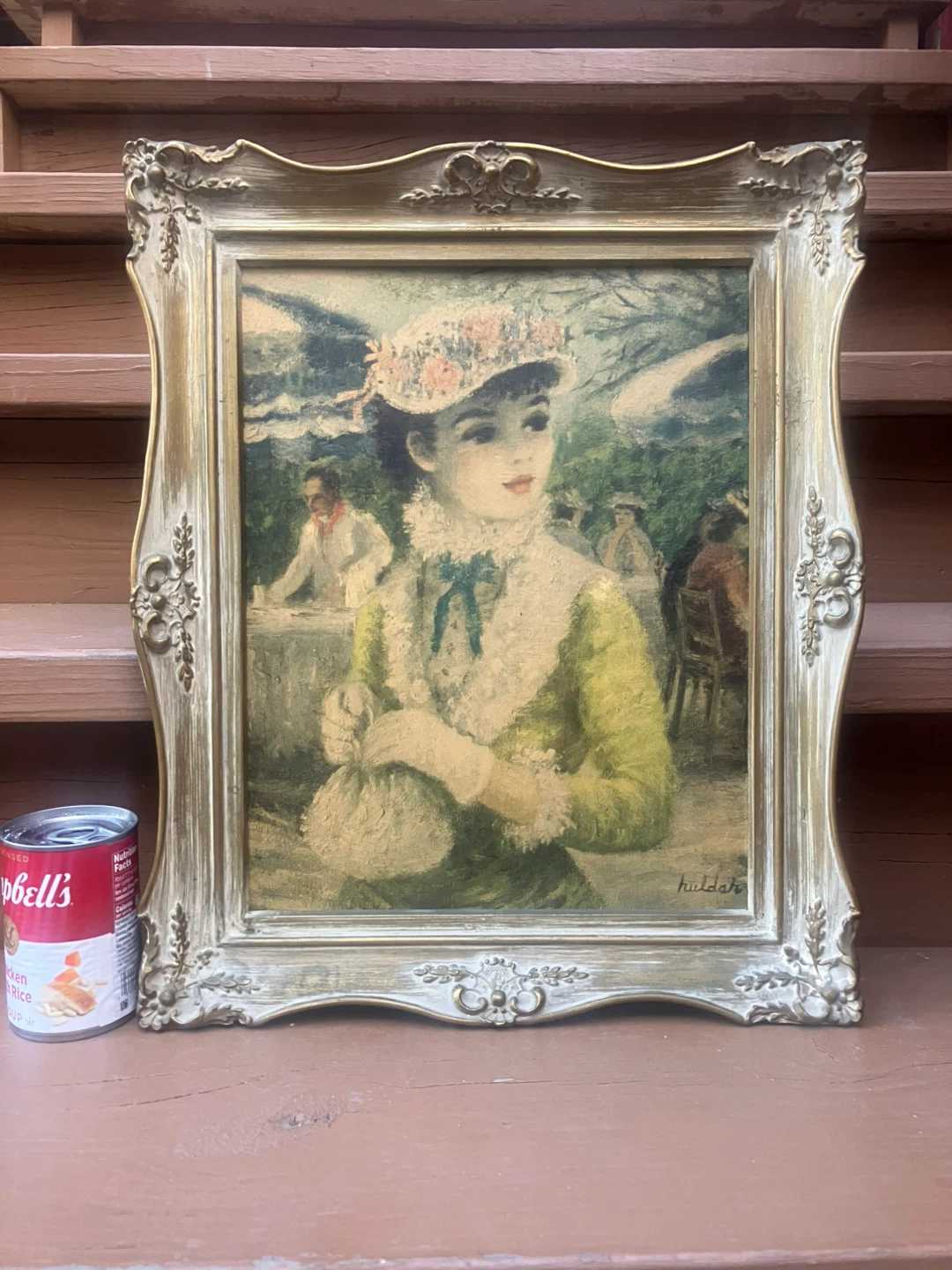 Vintage Framed Huldah - Tavern On The Green - 14.5” x 17.5” - photo 5