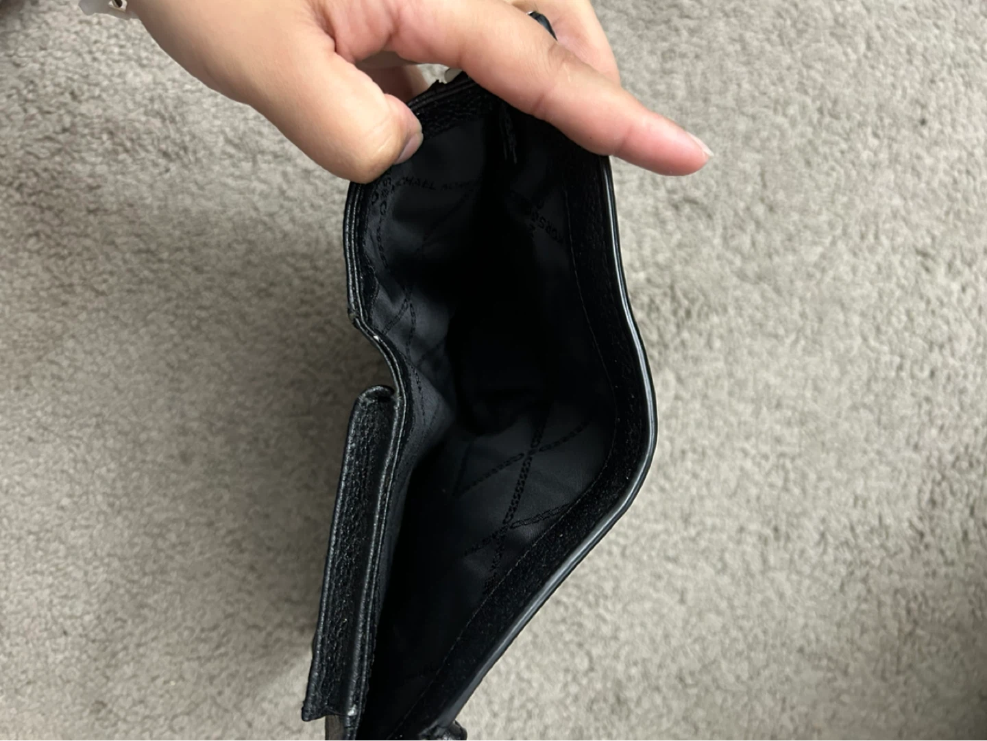 Michael Kors Black Leather Wristlet Wallet - photo 4
