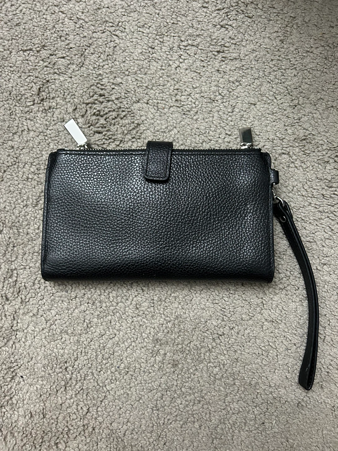 Michael Kors Black Leather Wristlet Wallet - photo 2