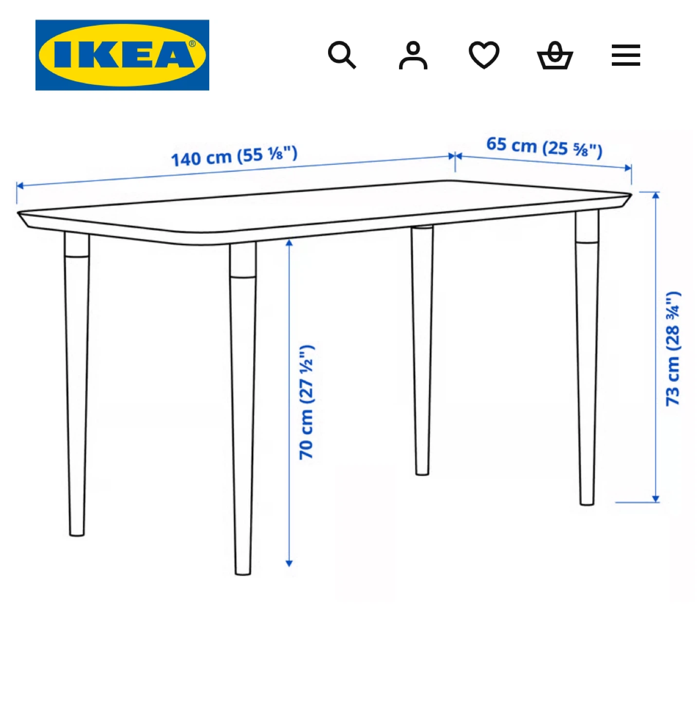 IKEA ANFALLARE / HILVER Desk - Bamboo - photo 2