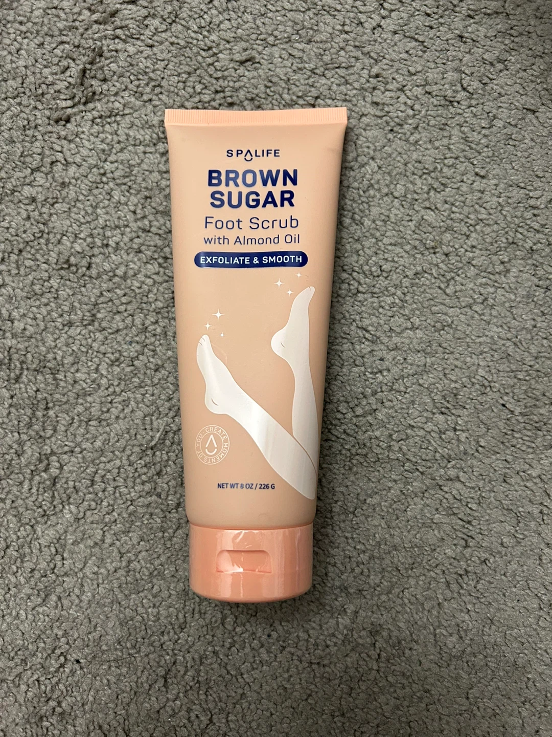 SpaLife Brown Sugar Foot Scrub with Almond Oil 8 oz - photo 3