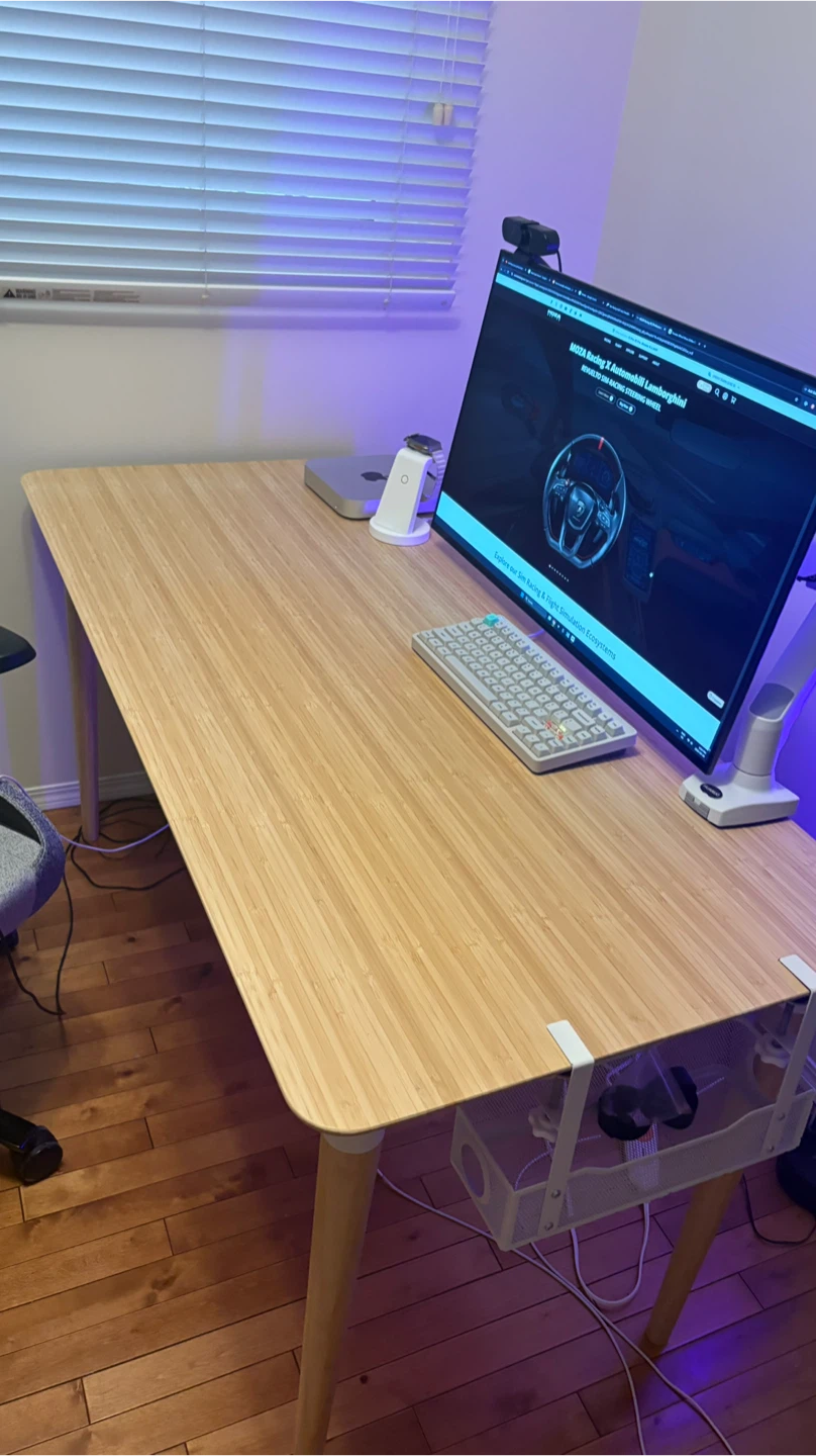 IKEA ANFALLARE / HILVER Desk - Bamboo - photo 3