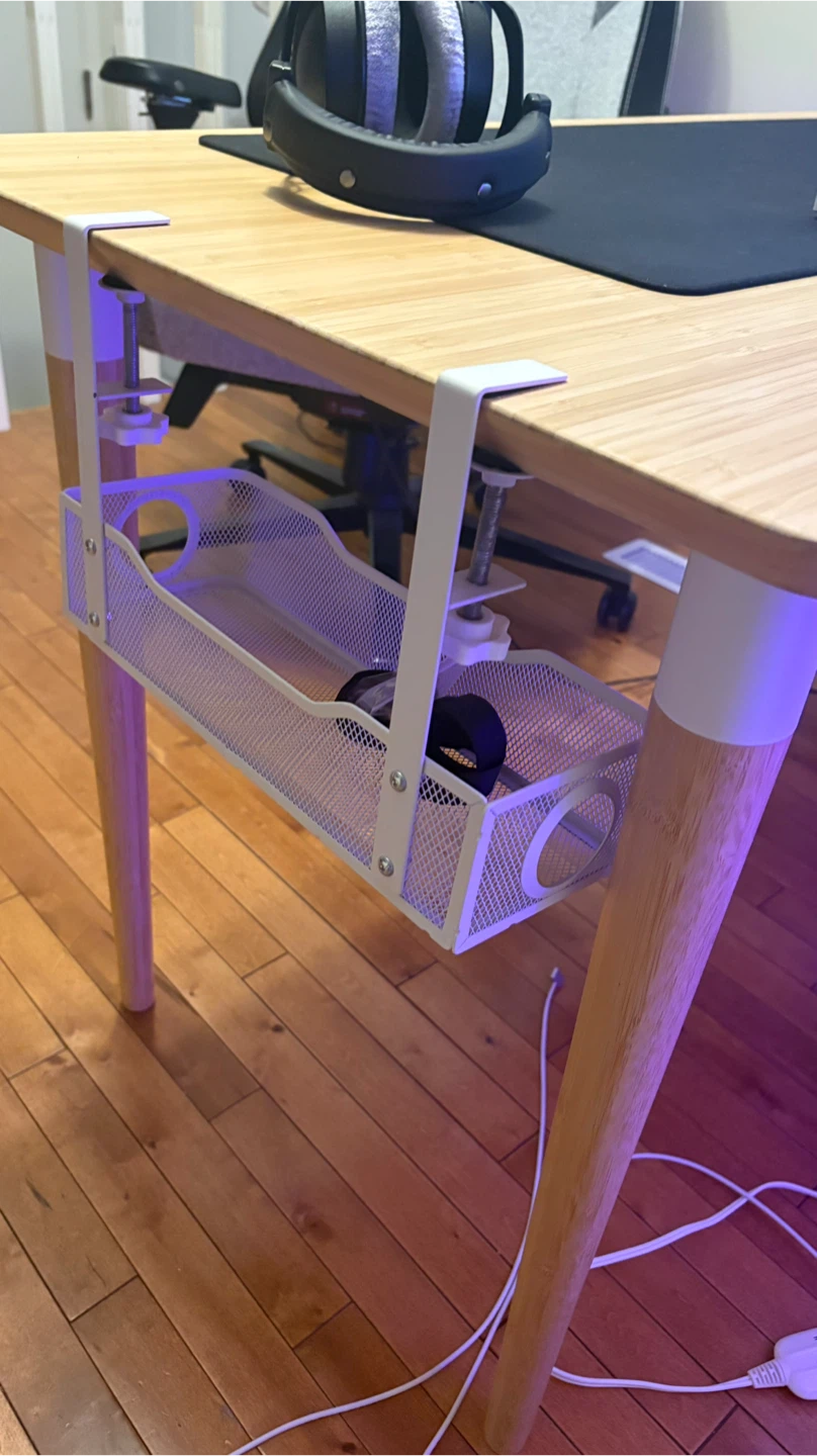 IKEA ANFALLARE / HILVER Desk - Bamboo - photo 5
