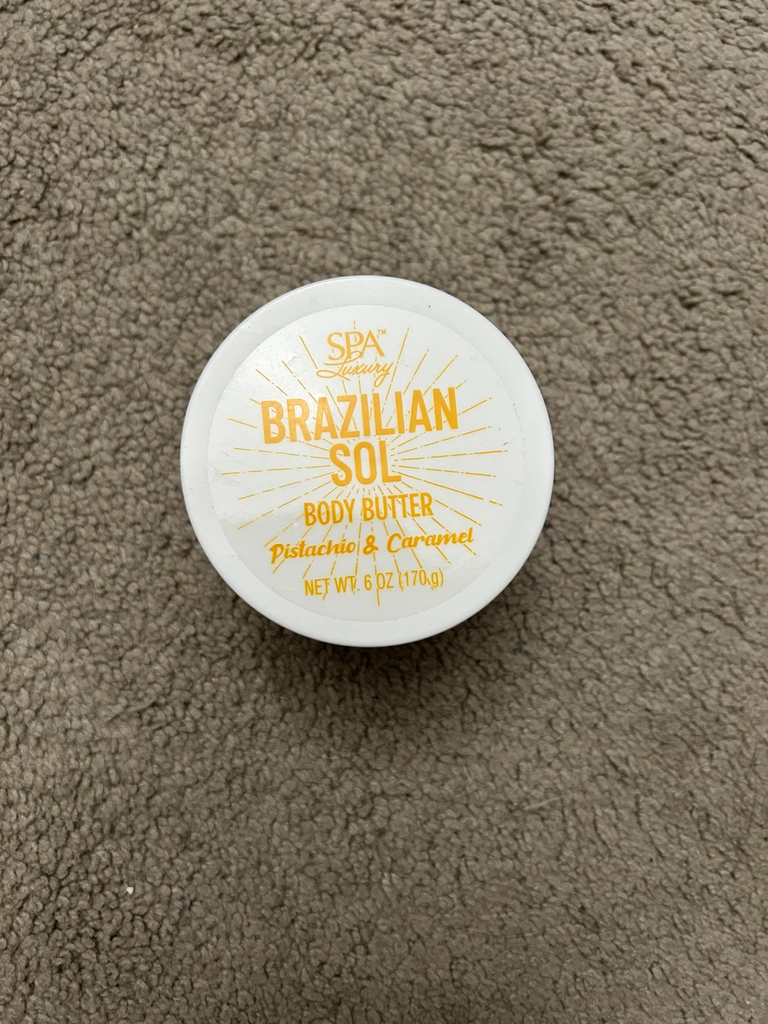 SPA Luxury Brazilian Sol Body Butter - Pistachio & Caramel