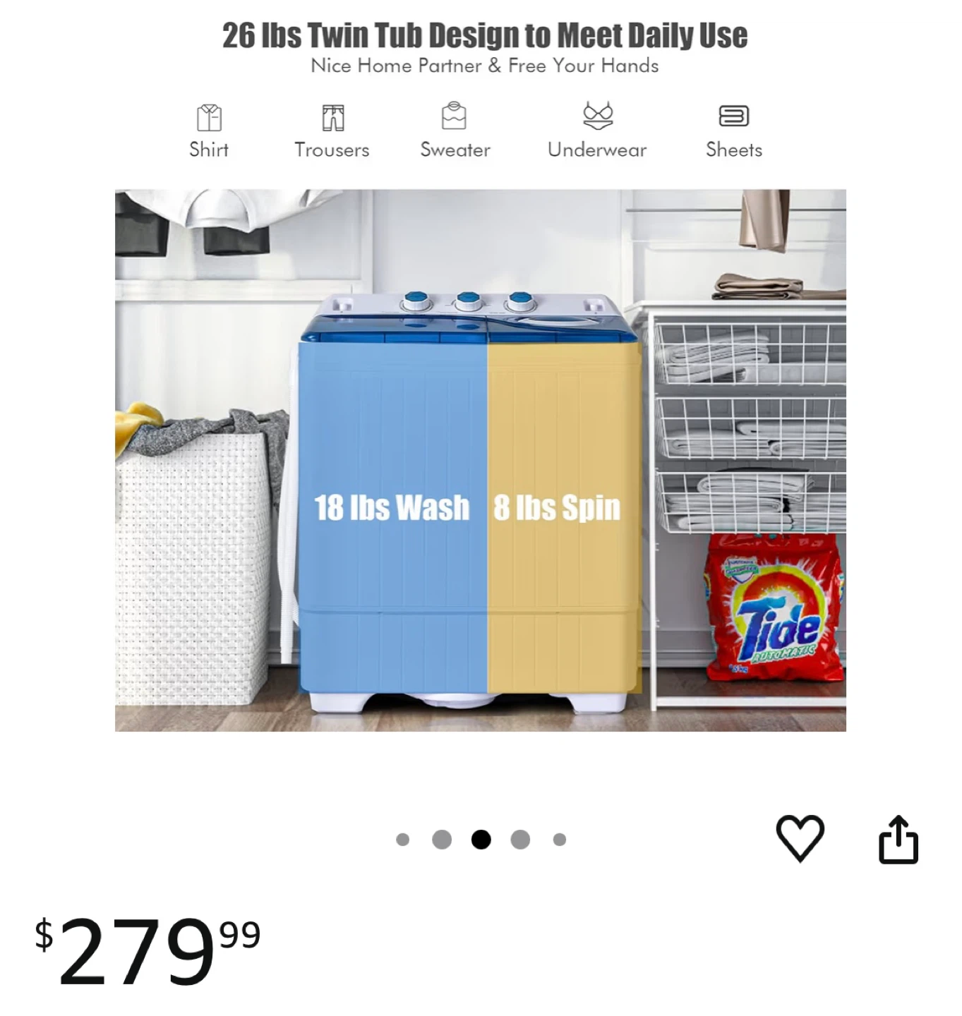 Portable Washing Machine - photo 3