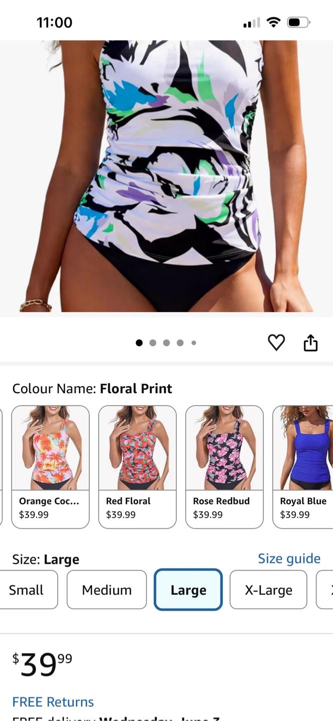 RELLECIGA Women's Bandeau Ruched Tankini Top Swimsuits